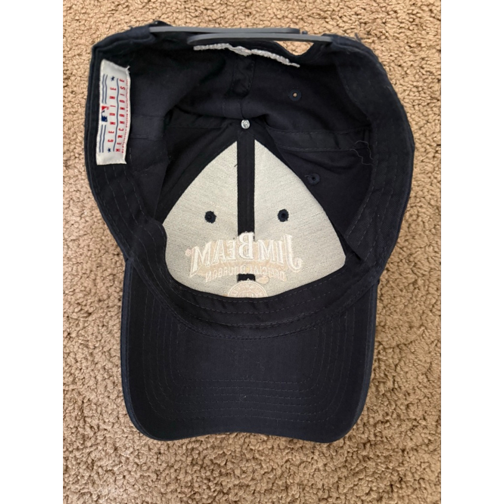 Men's Jim Beam Navy White Official Bourbon Baseball Cap One Size - Picture 4 of 4